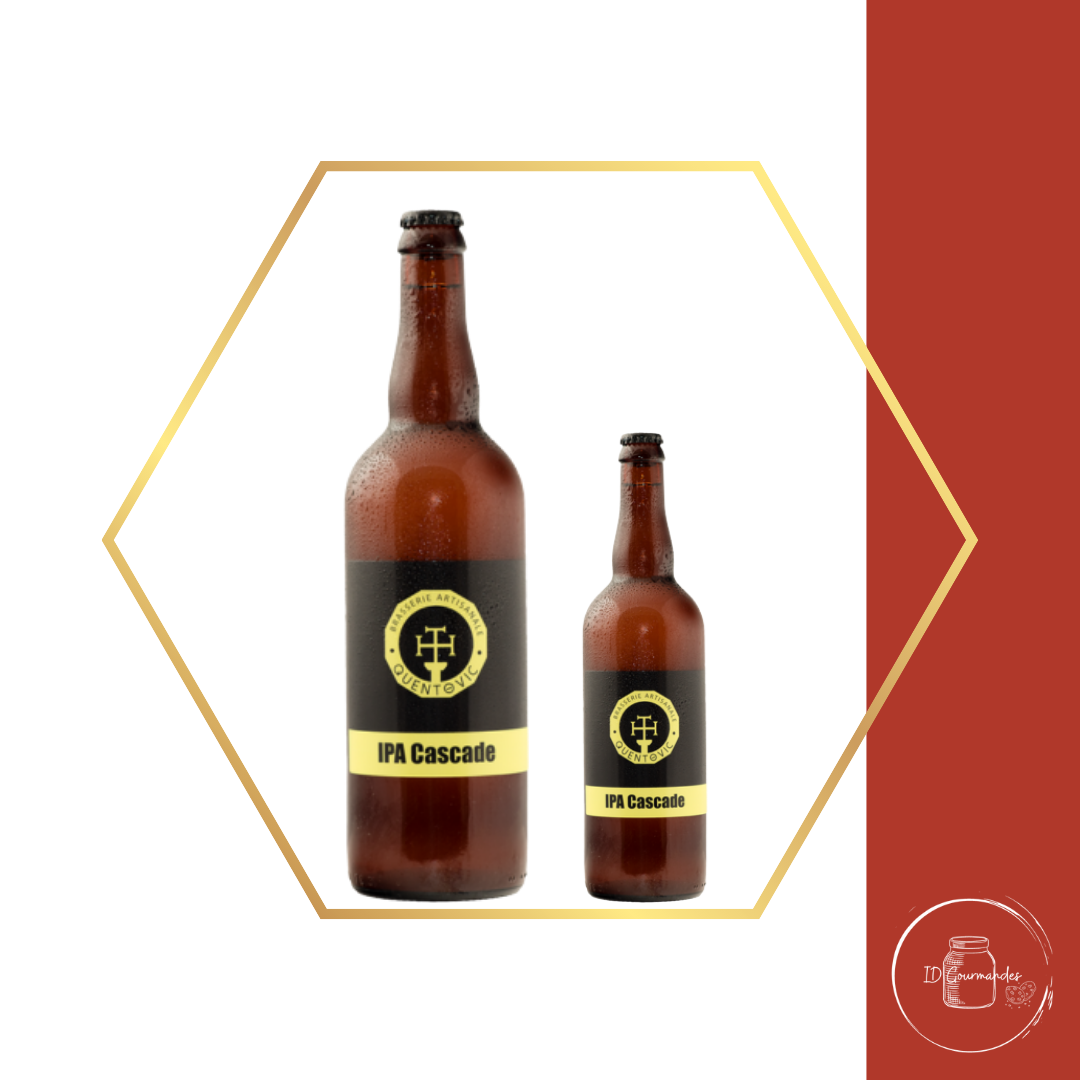 Bière IPA Cascade QUENTOVIC - 6° Alc