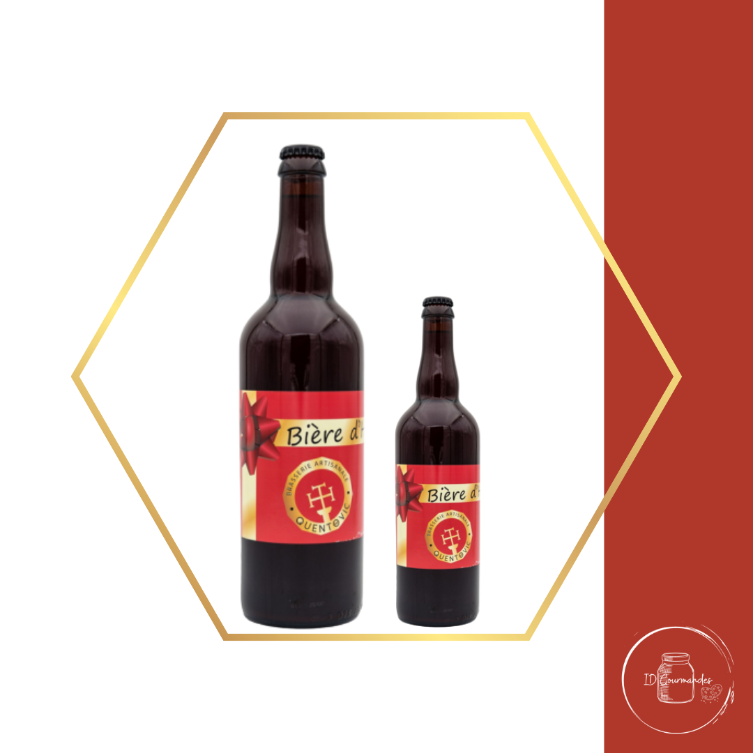 Bière d'Hiver QUENTOVIC - 8° Alc.