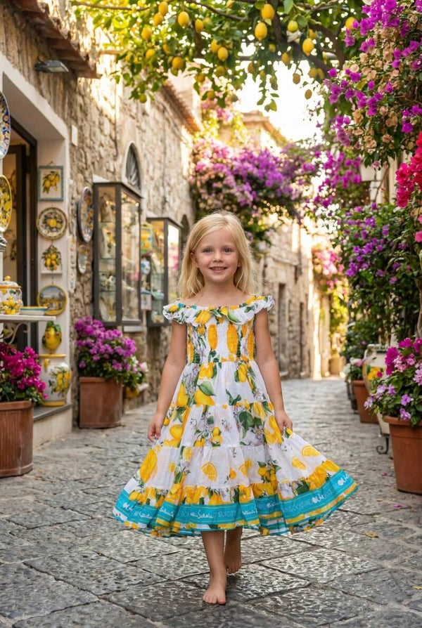 Abito bimba smanicato FV002