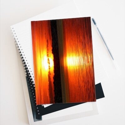 Journal - Blank (sunset water)