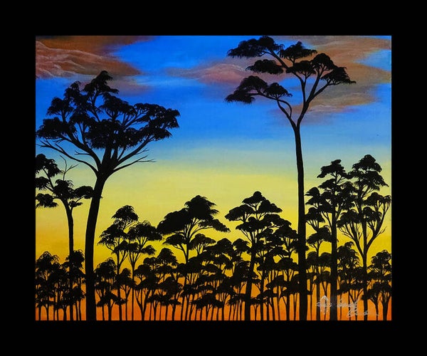 Sunset on Top of The Trees