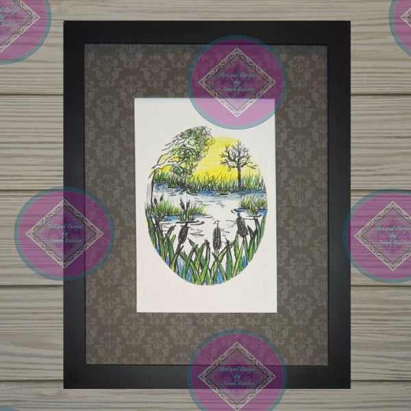 "Sun & Water" (Little reeds)