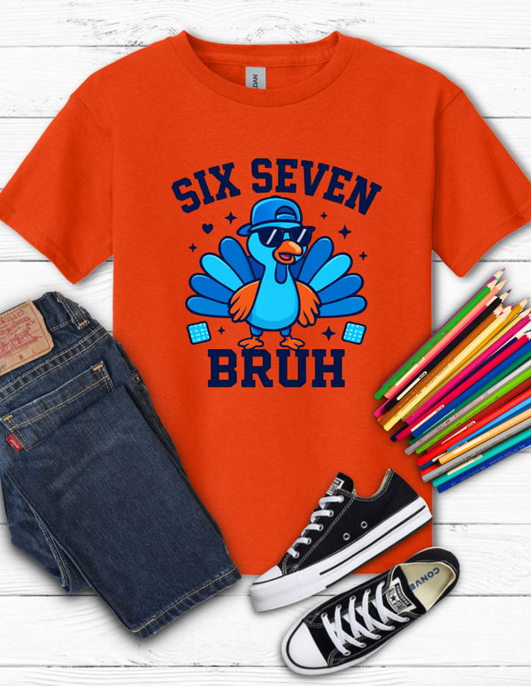 Boys BRUH 6 7 T Shirt