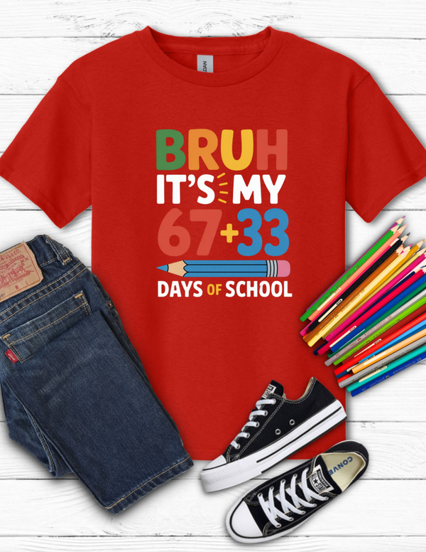 BRUH.... 100 Days of School