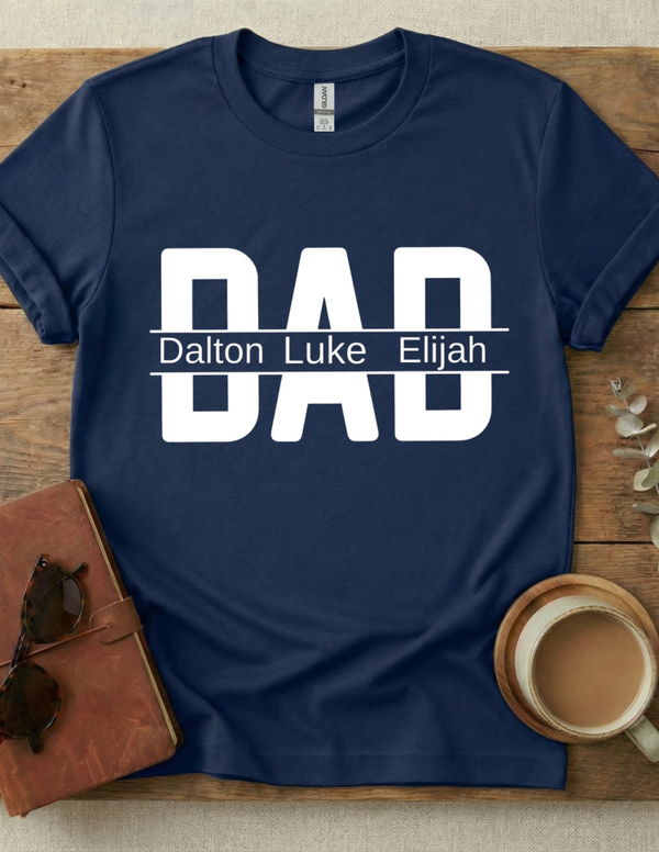 DAD... Personalized with kids names.