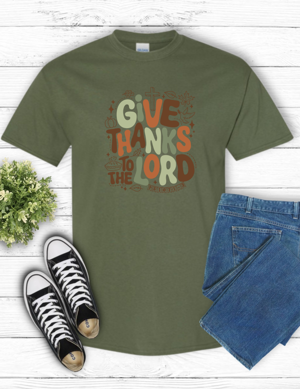 Give Thanks T Shirt