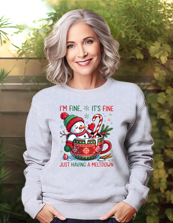 Im Fine... Its fine Sweatshirt