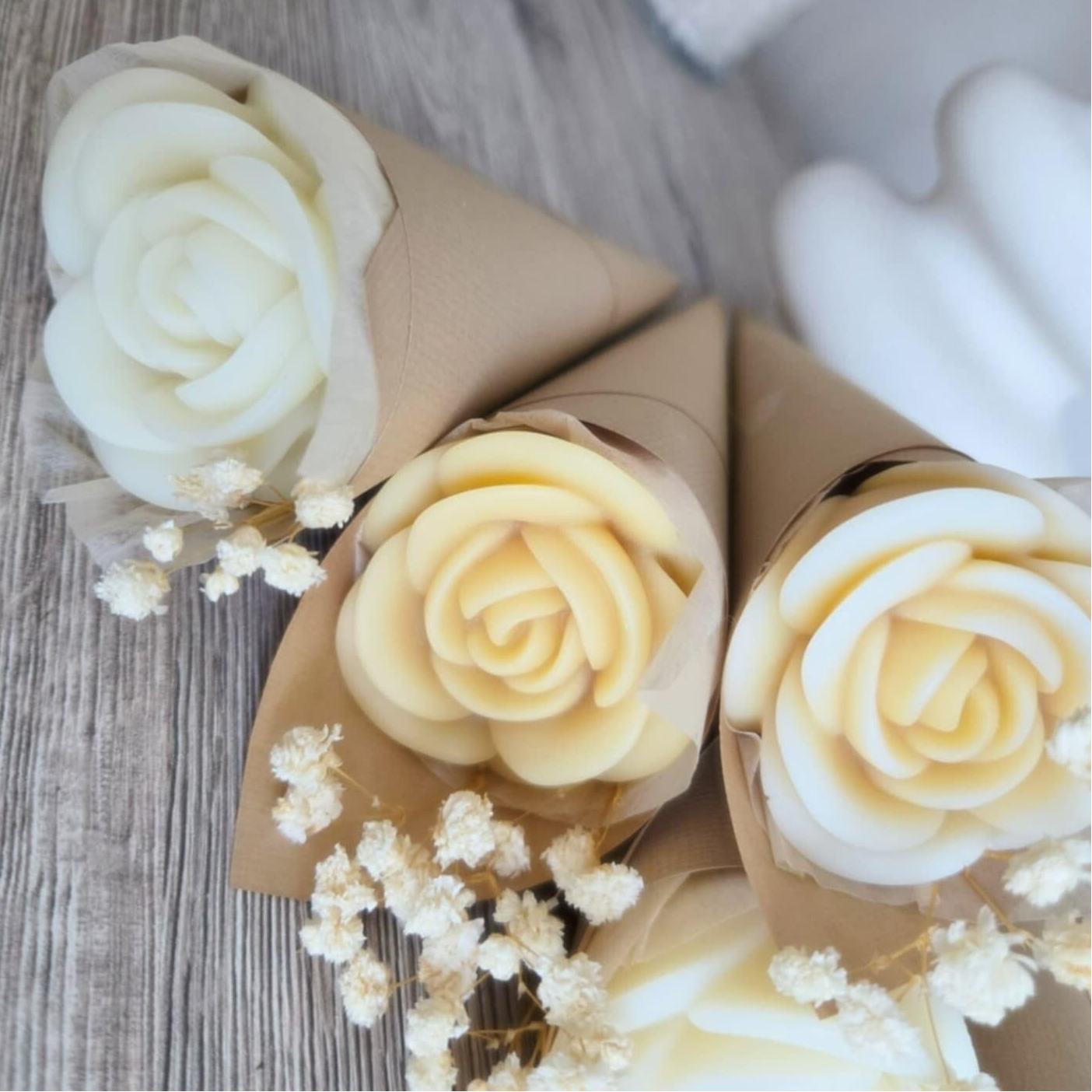 Rose fondant parfumée