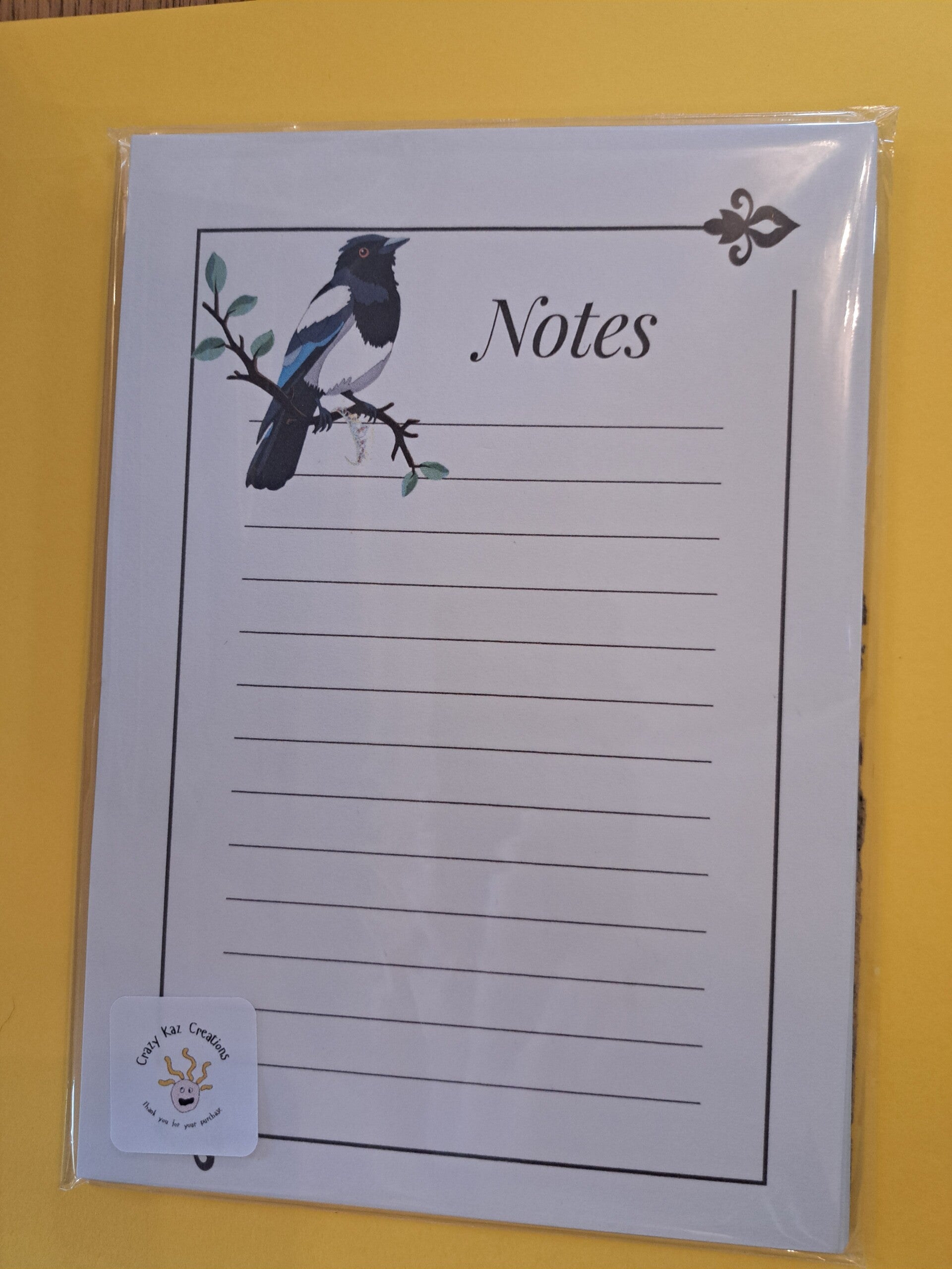 A5 notepad