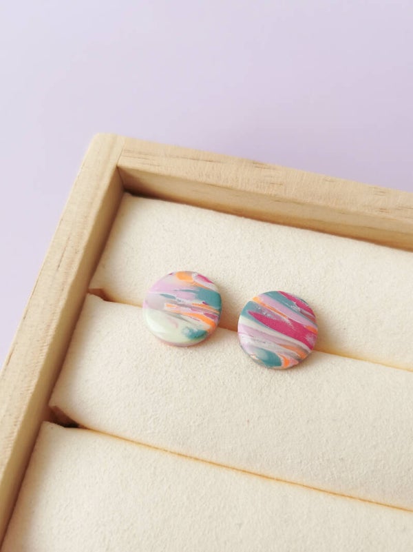 Ronde gemêleerde studs