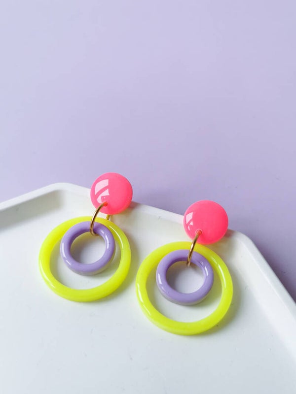DIY festival oorbellen