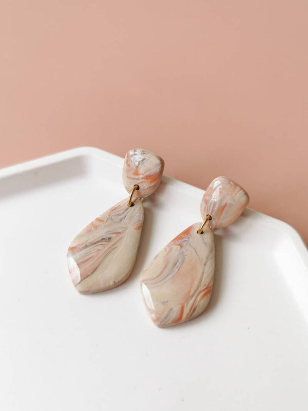 Nature inspired oorbellen