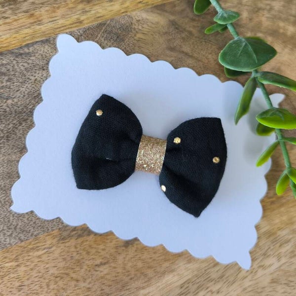 Double gaze pois noir