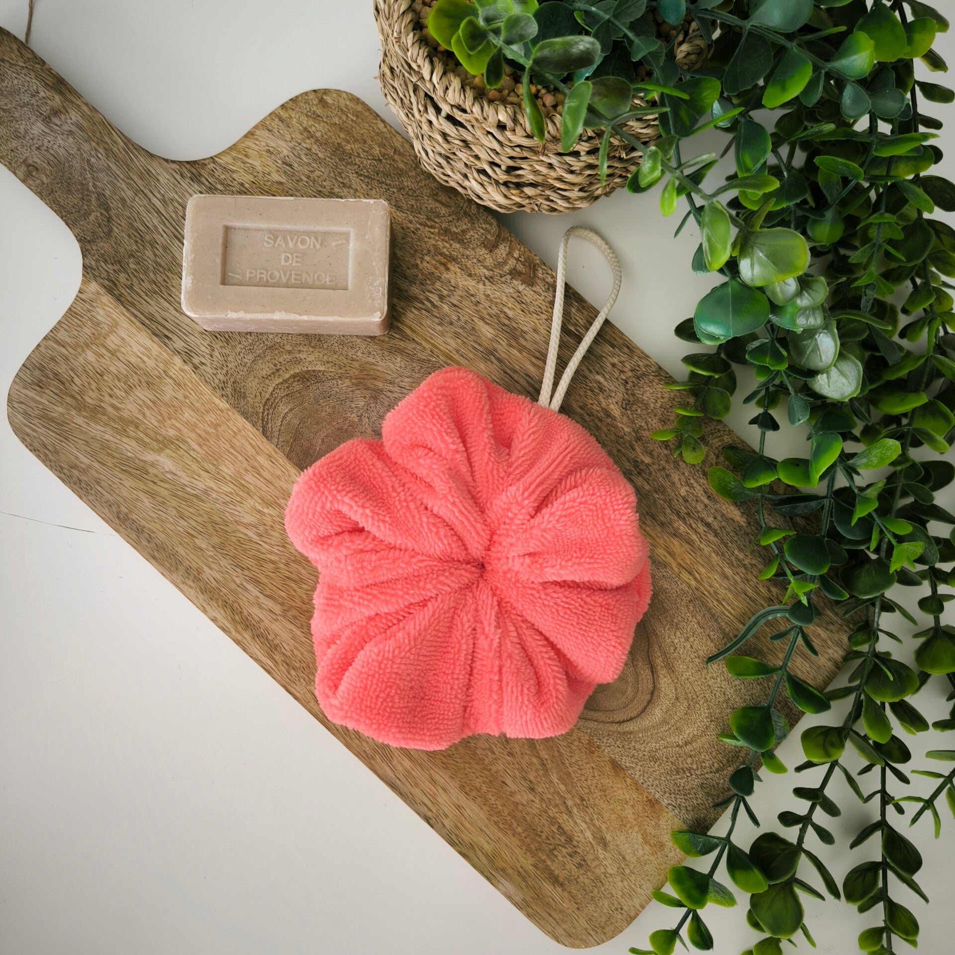 Fleur de douche grenadine