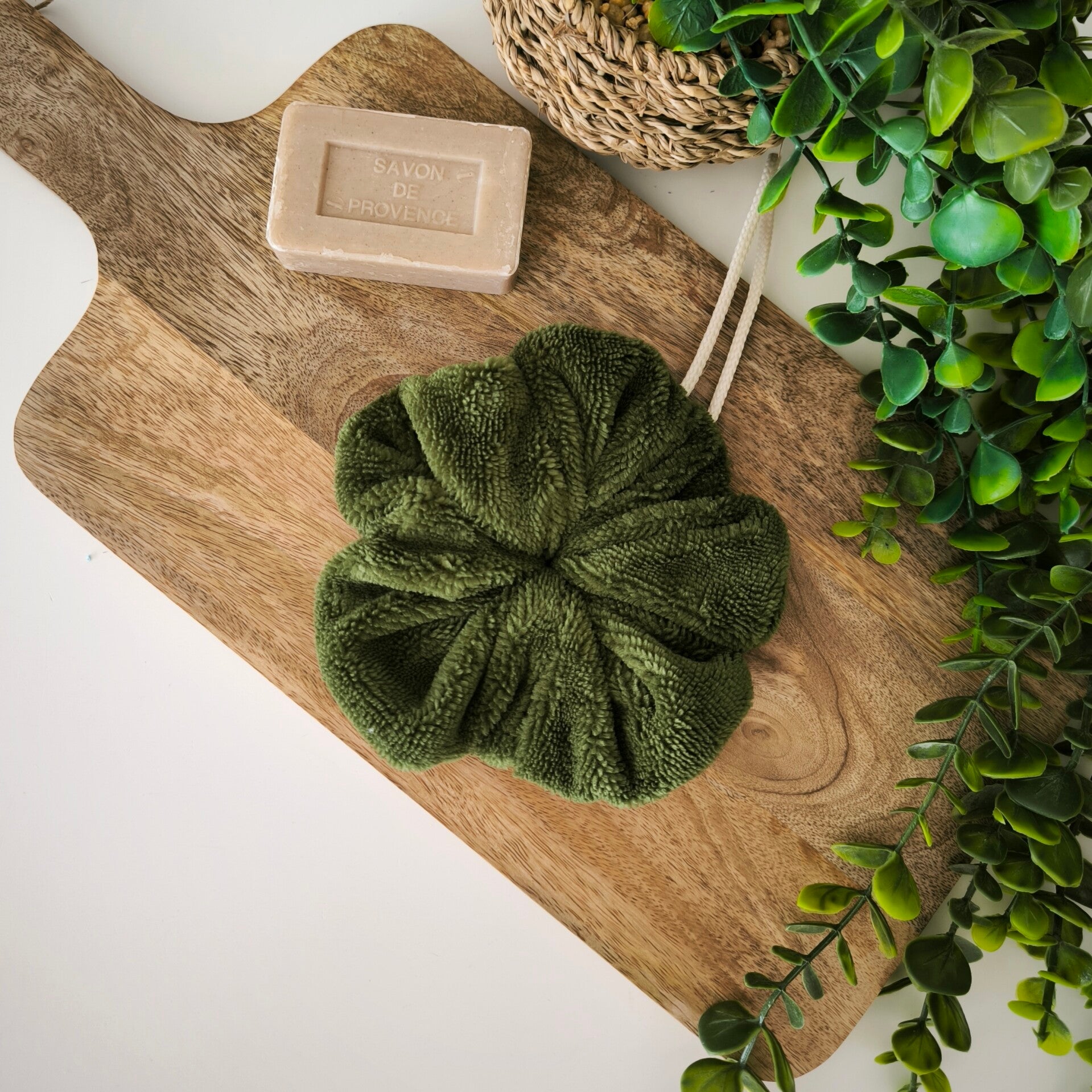 Fleur de douche kaki