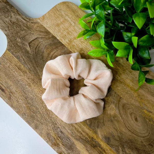 Chouchou de Noël nude pailleté