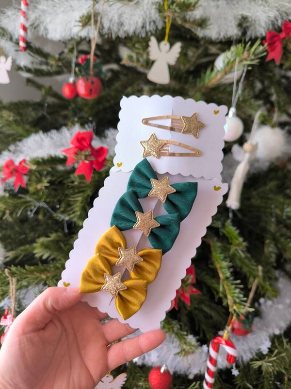 Lot de barrettes de Noël