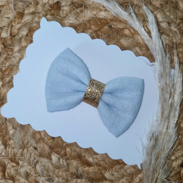 Double gaze bleu ciel