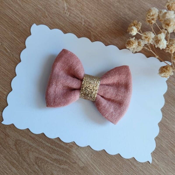 Double gaze argile rose