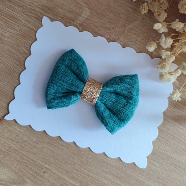 Double gaze vert eucalyptus