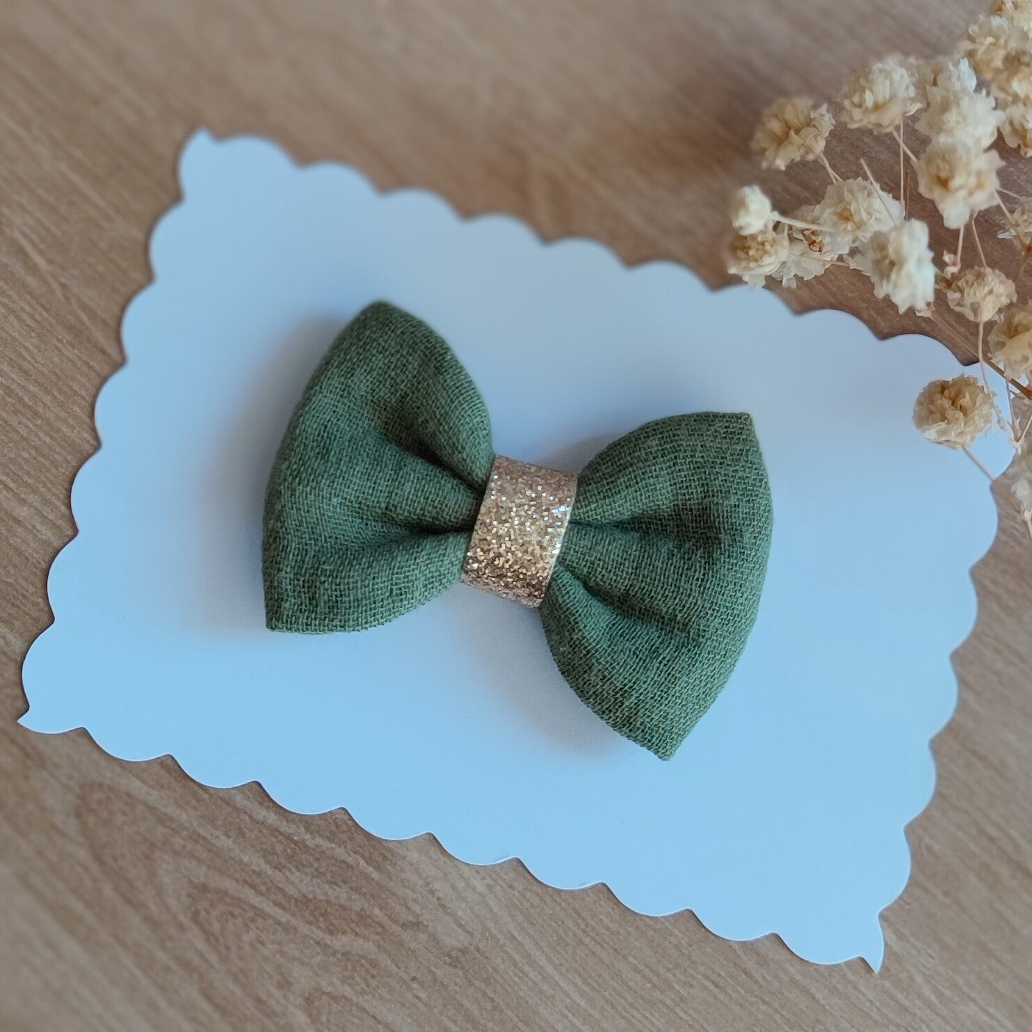 Double gaze olive kaki