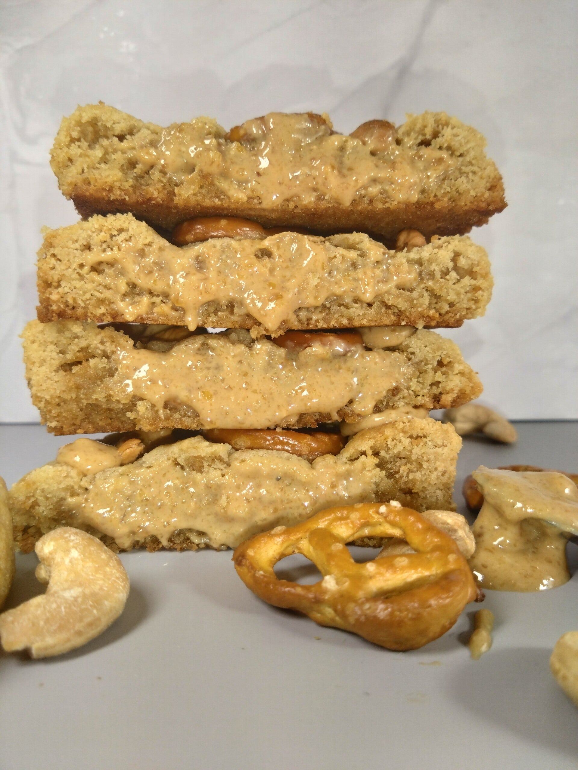 bretzel praliné noix de cajou noix de cajou grilées