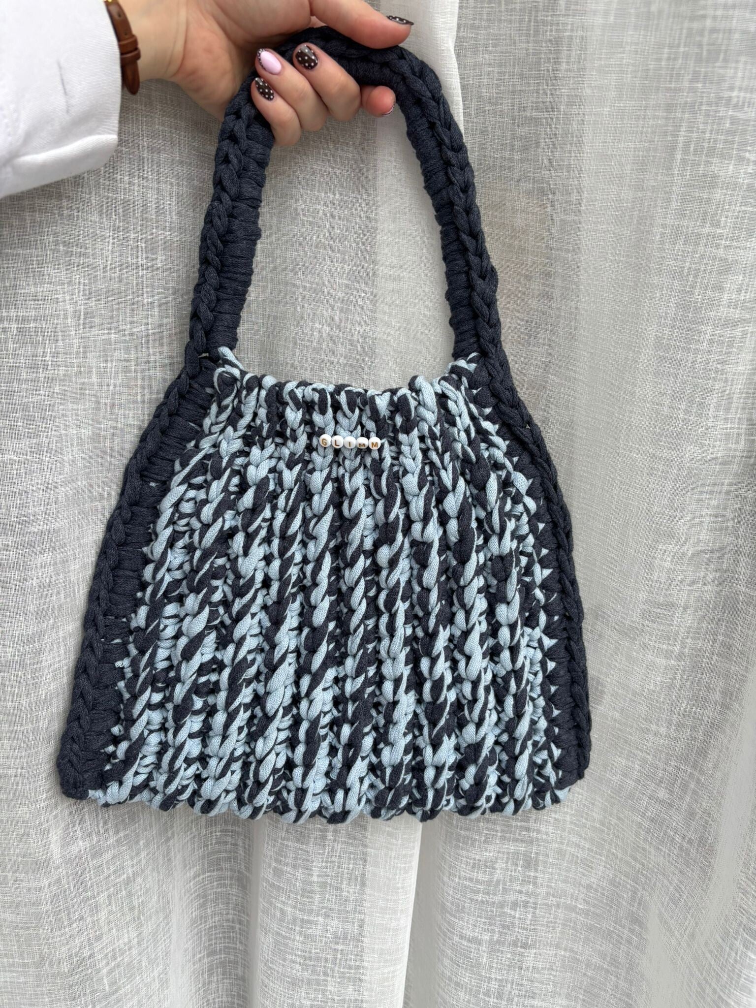 Jeans blue bag