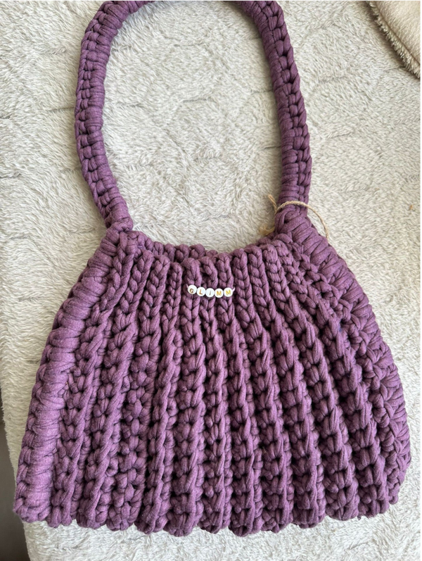 Dark purple bag