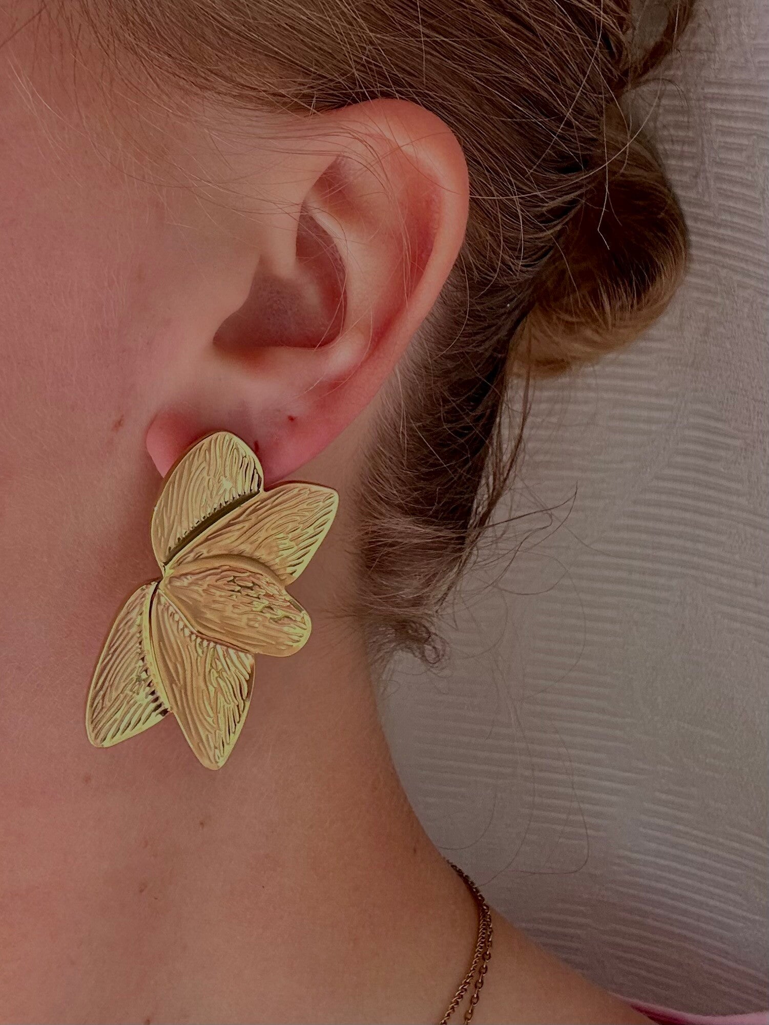 Oorbellen leaf