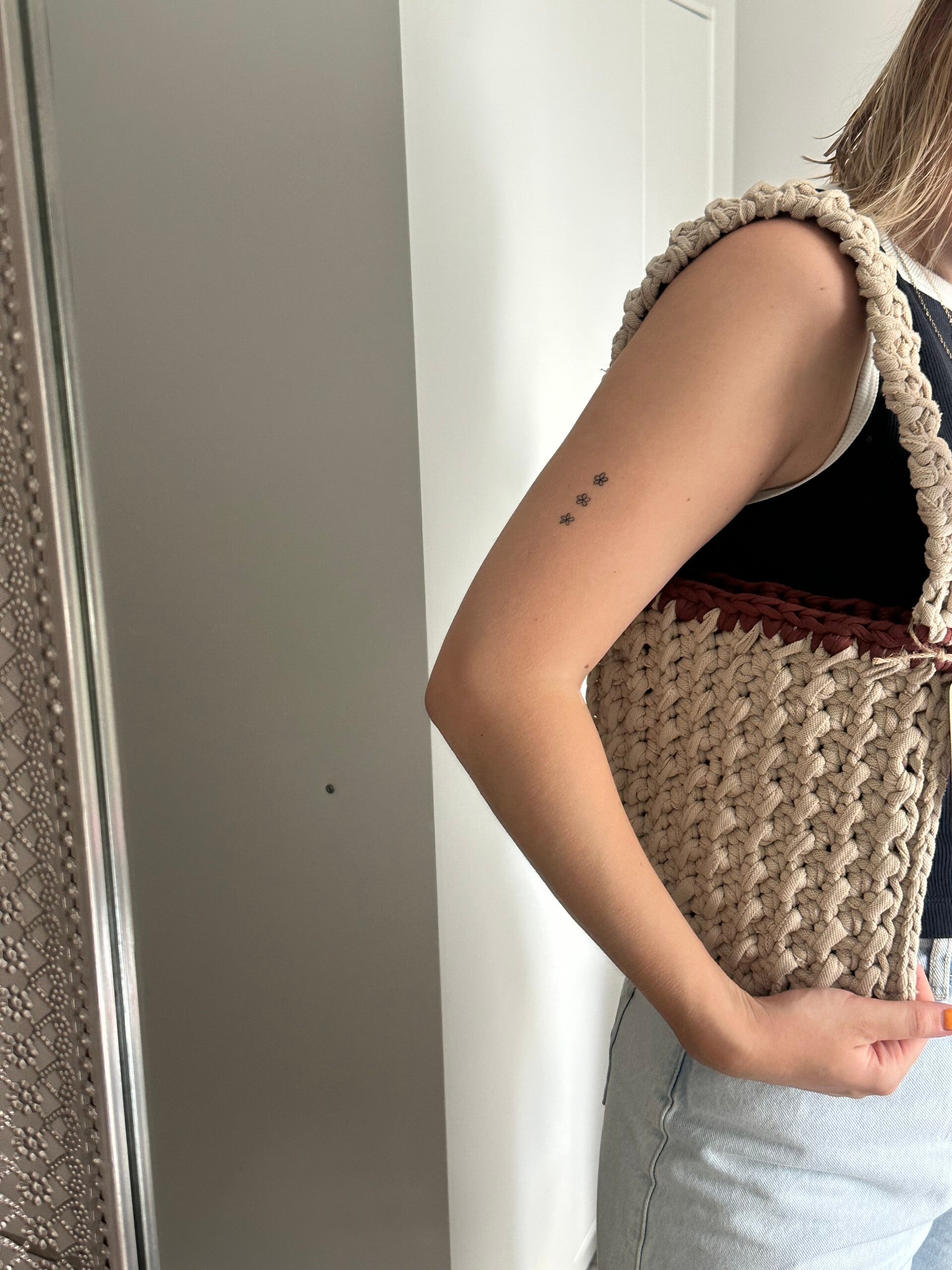 Beige/brown bag