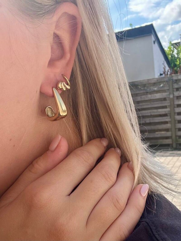 Triangel oorbellen