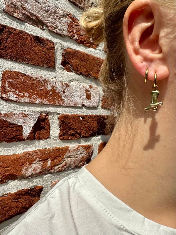 Cowboy boots oorbellen