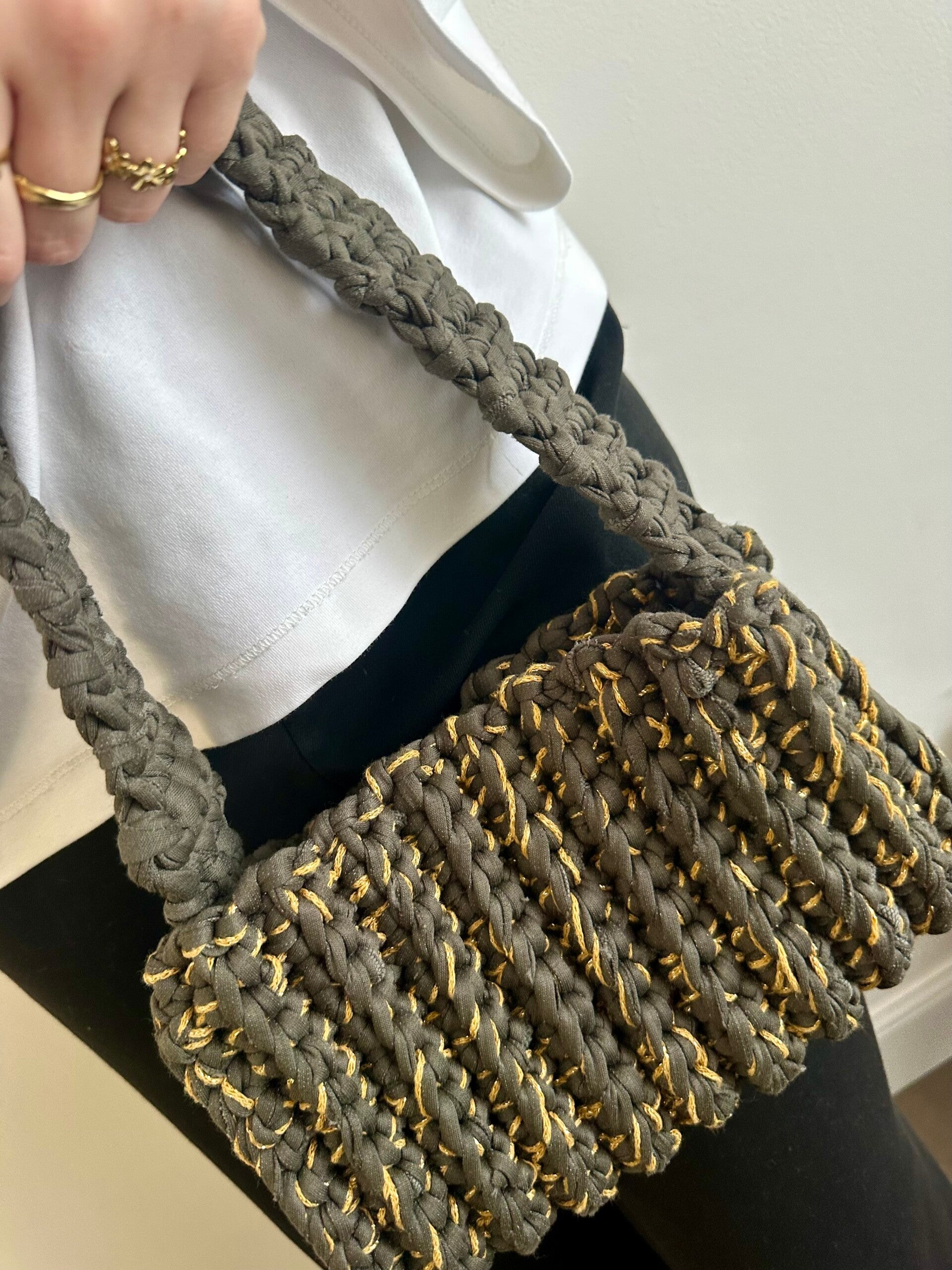 Chique bag olive gold