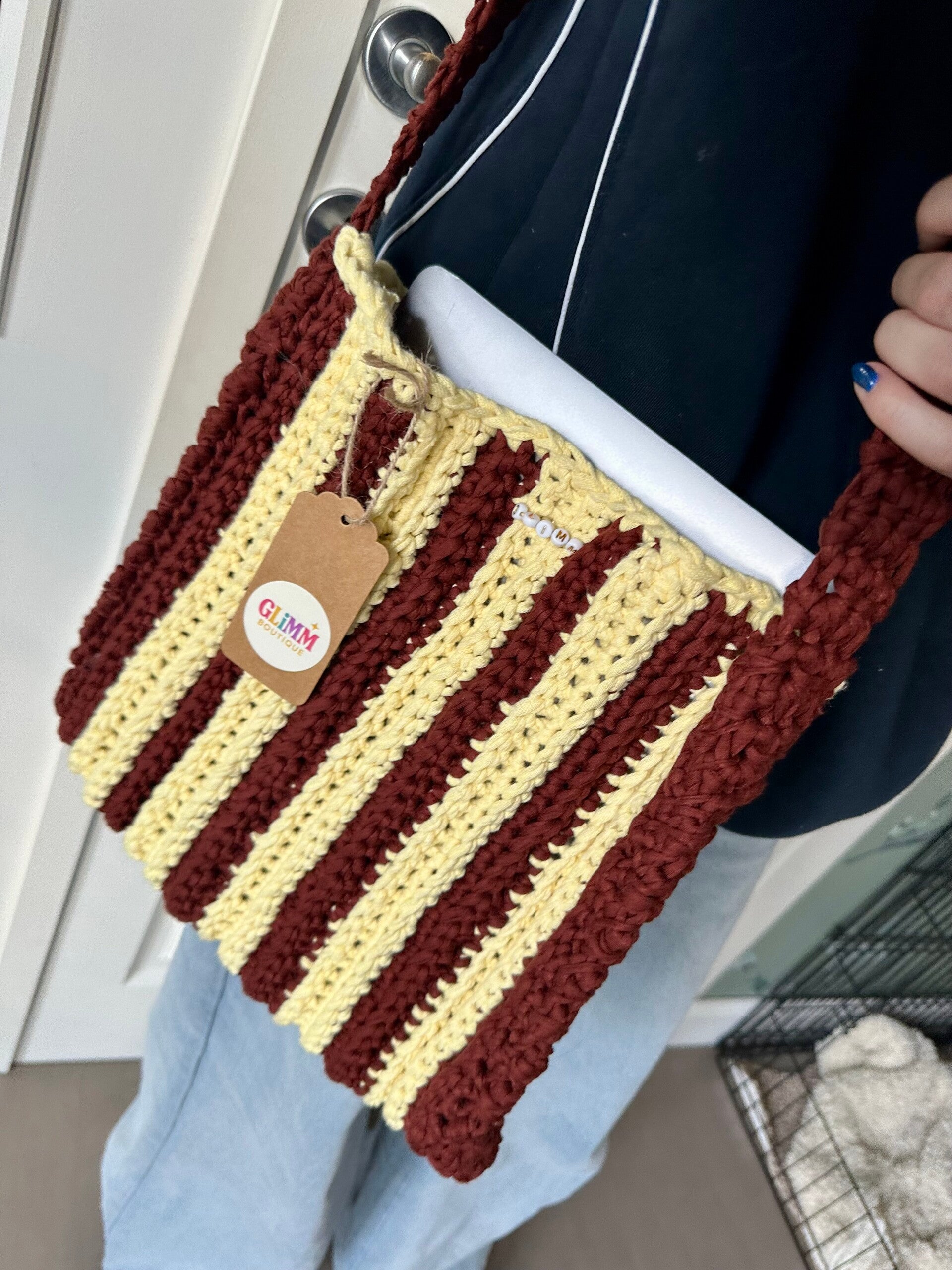 Tote bag geel