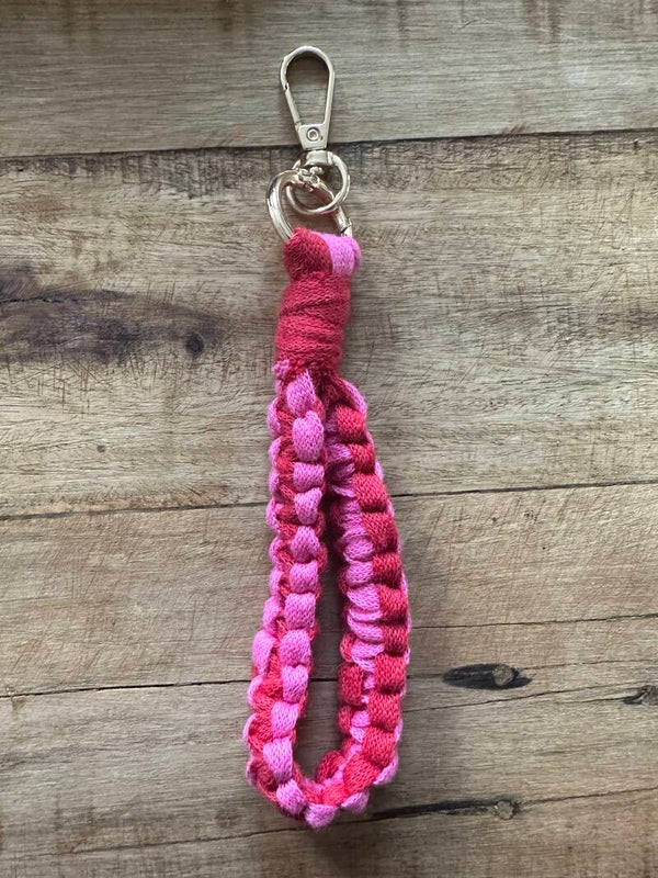 Koord sleutelhanger 2 kleuren