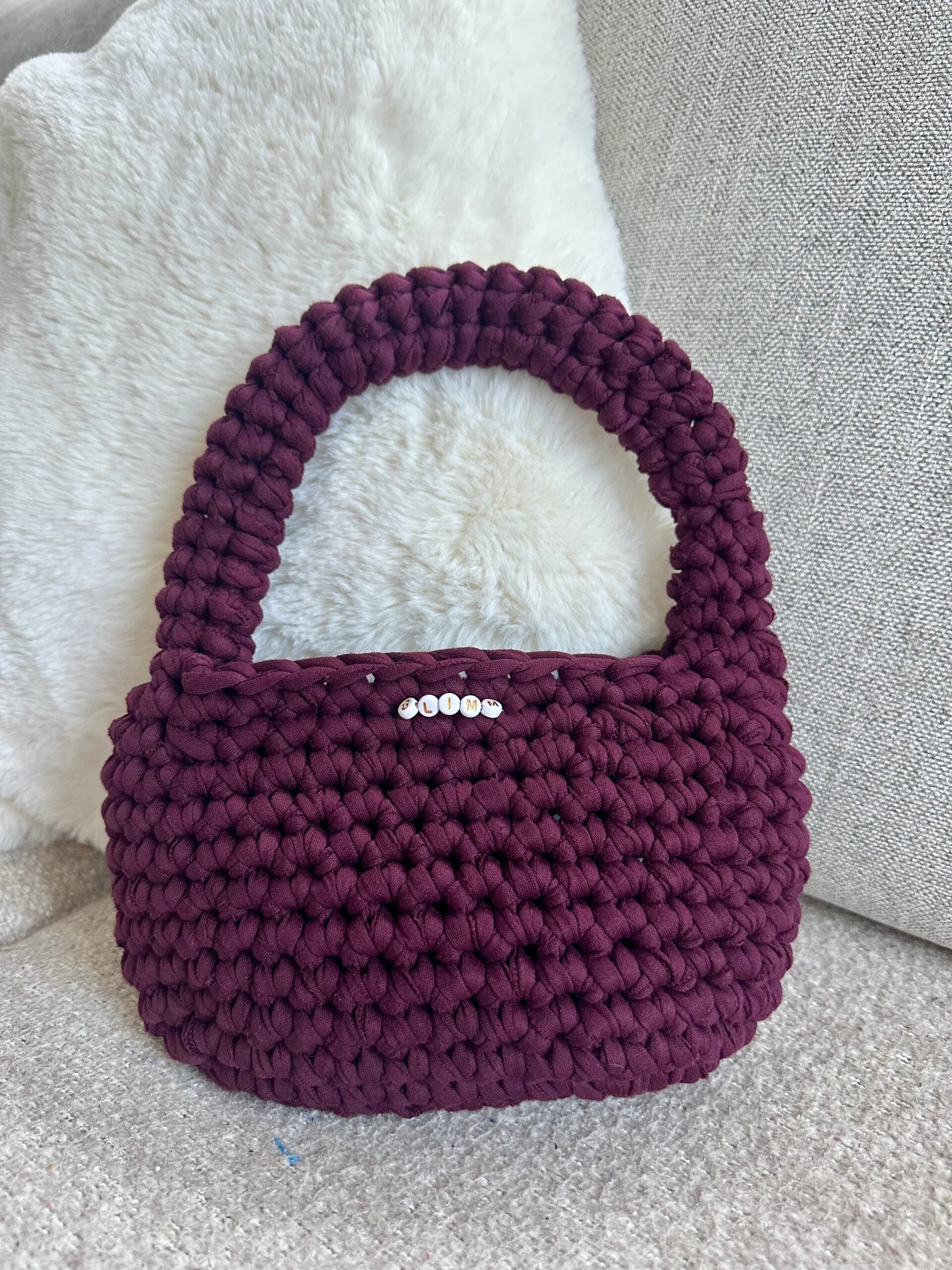 Bordeaux large egg bag