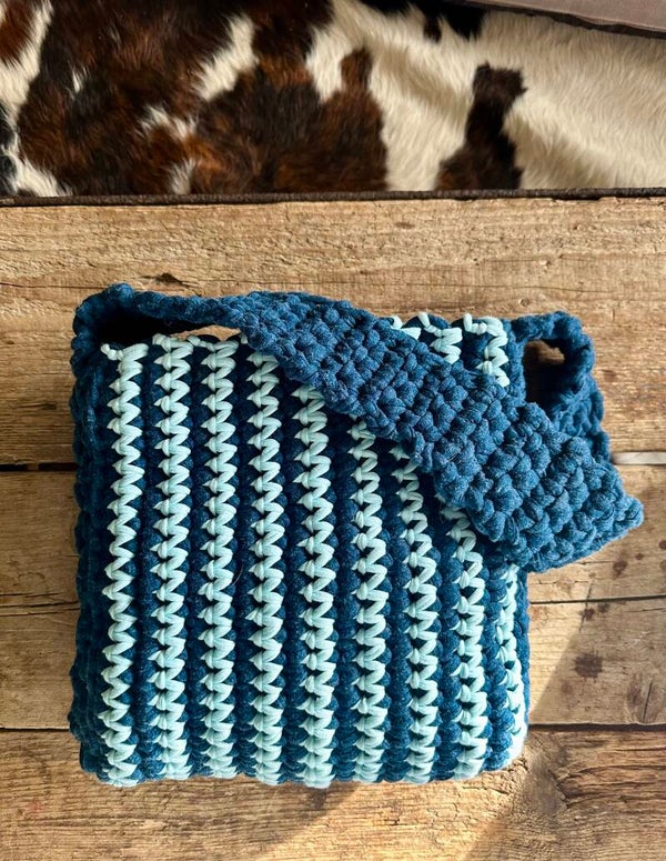 Tote bag blauw