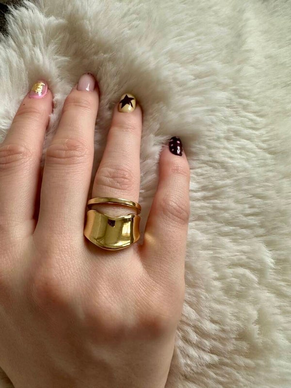 Aurora bold ring