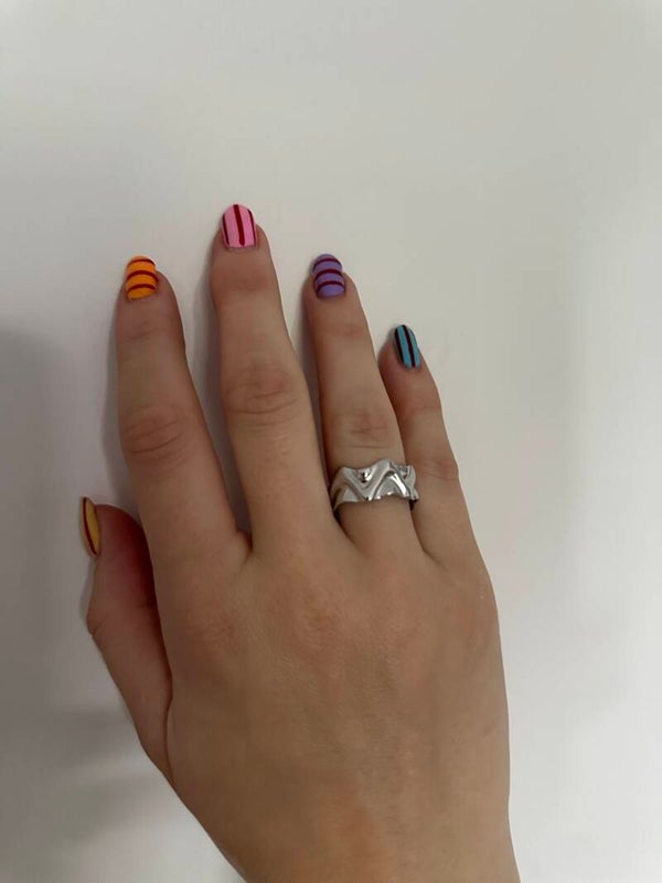 Minimalistic ring zilver
