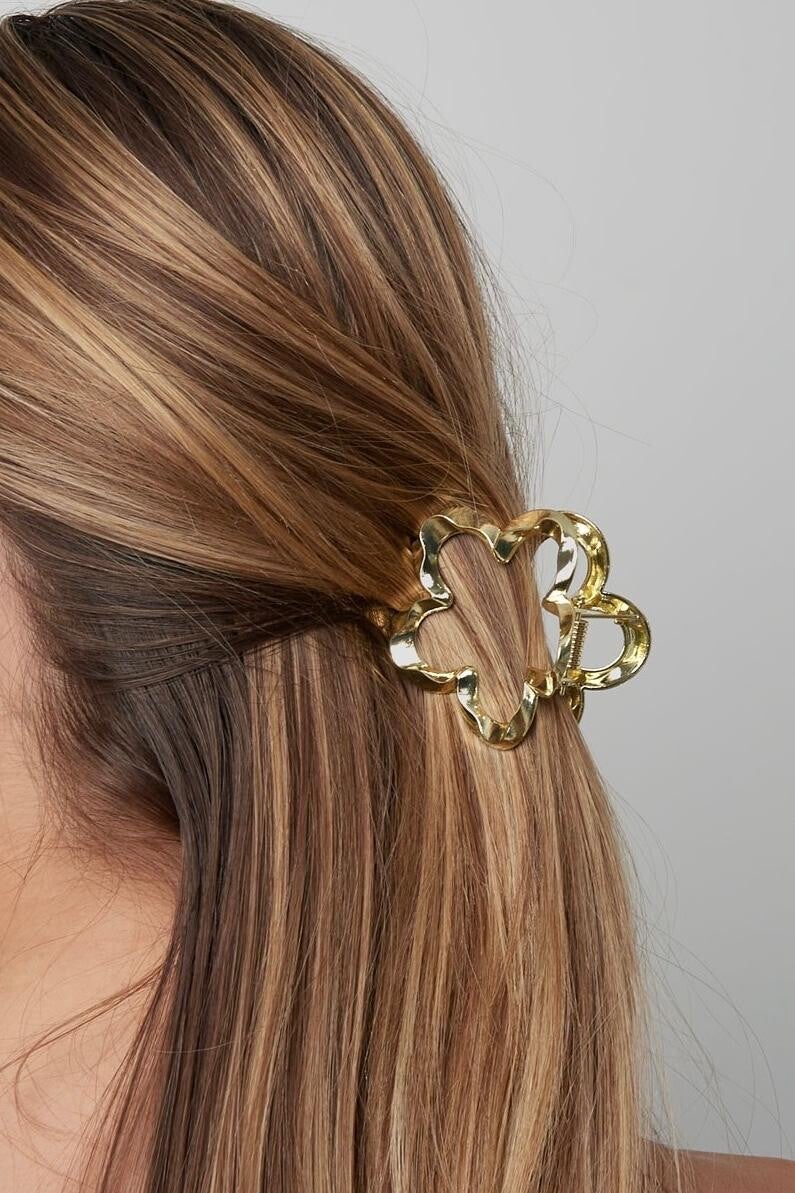 Haarklem metal flower