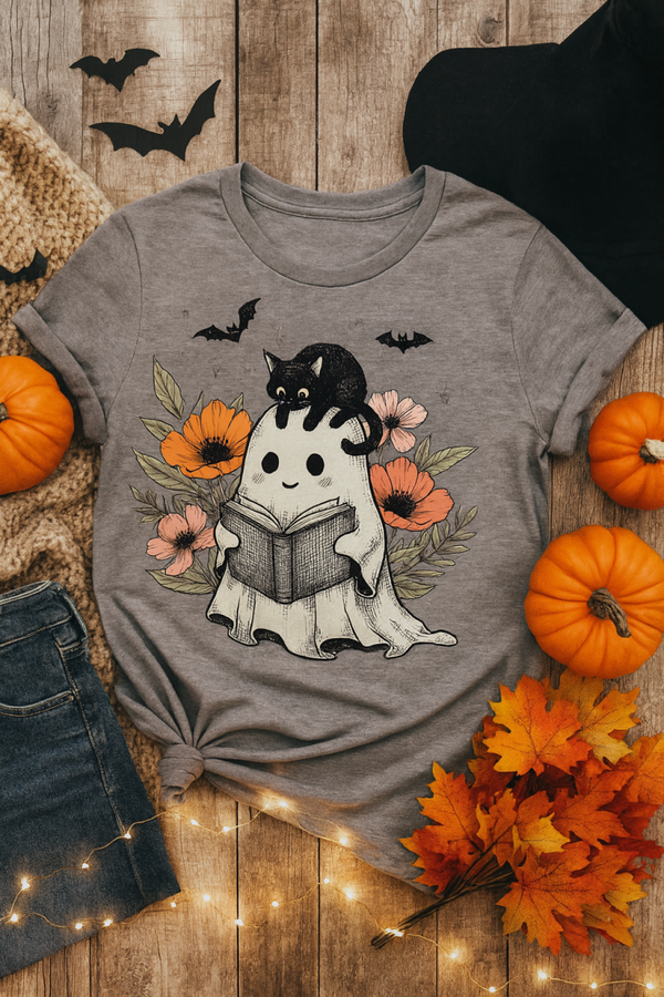Kitty and Ghost Tee