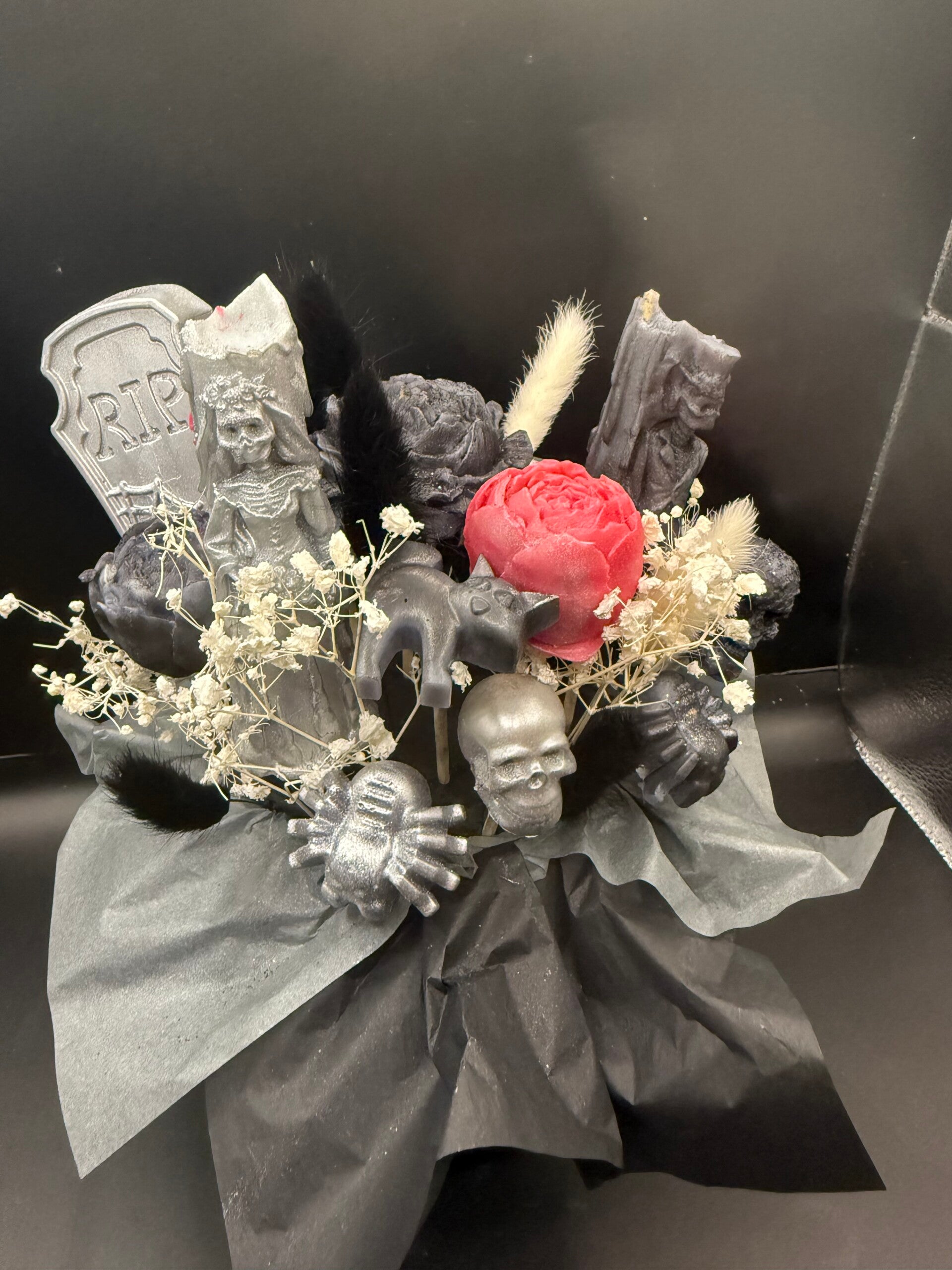 Bouquet tête  de mort