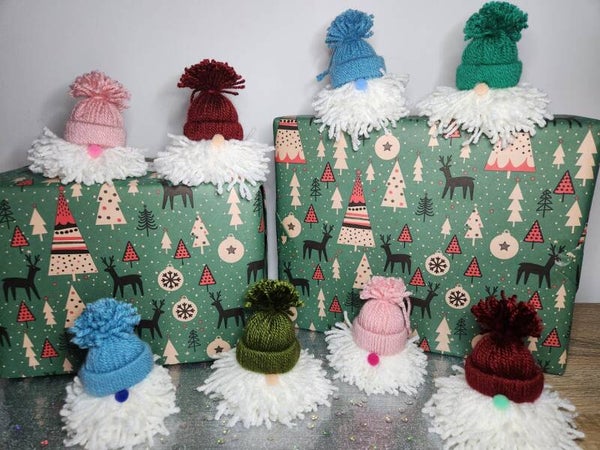 Gnome de Noël à suspendre - lot de 3