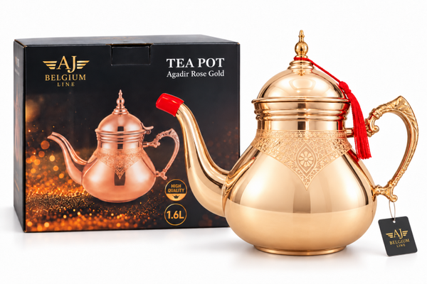 AJ Belgium Line theepot Agadir Rose Gold 1,6L