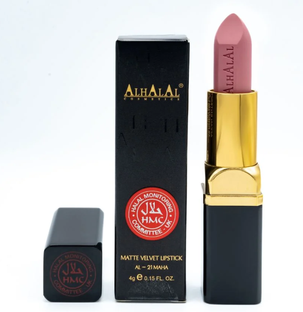 AlHalalCosmetics- Matte Velvet Lipstick- 21 Maha