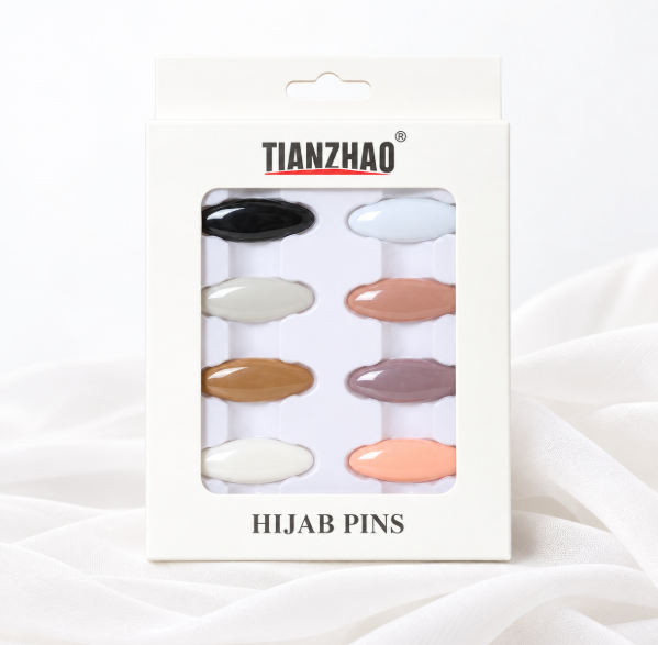 Hijabspelden – set van 8st. verschillende kleuren