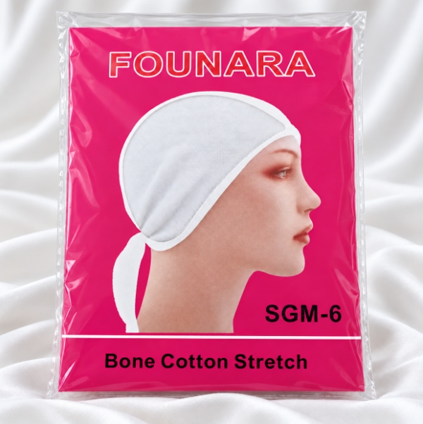 Founara stretch onderkapje - Wit