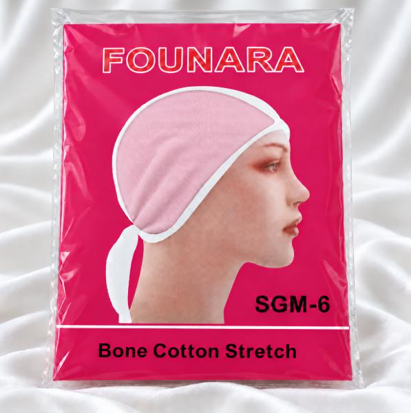 Founara stretch onderkapje - lichtroos
