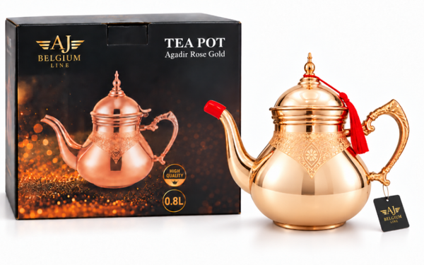 AJ Belgium Line theepot Agadir Rose Gold 0,8L