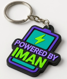 Sleutelhanger Powered by Iman